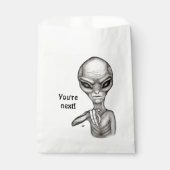Schlechte Alien, Sie sind als Nächstes dran! Geschenktütchen (Vorderseite)