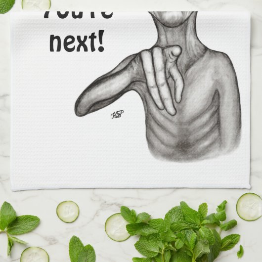 Schlechte Alien, Sie sind als Nächstes dran! Geschirrtuch (Gefaltet)