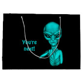 Schlechte Alien, Sie sind als Nächstes dran! Große Geschenktüte (Rückseite)