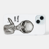 Schlechte Alien, Sie sind als Nächstes dran! iPhone 15 Hülle (Rückseite (Horizontal))