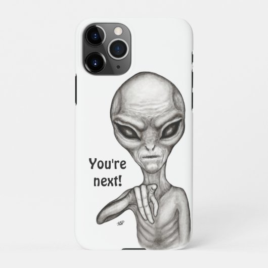 Schlechte Alien, Sie sind als Nächstes dran! iPhone Hülle (Rückseite)