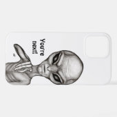 Schlechte Alien, Sie sind als Nächstes dran! iPhone Hülle (Rückseite (Horizontal))