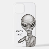 Schlechte Alien, Sie sind als Nächstes dran! iPhone Hülle (Rückseite)