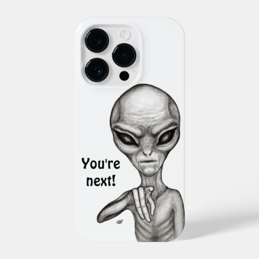 Schlechte Alien, Sie sind als Nächstes dran! iPhone Hülle (Rückseite)