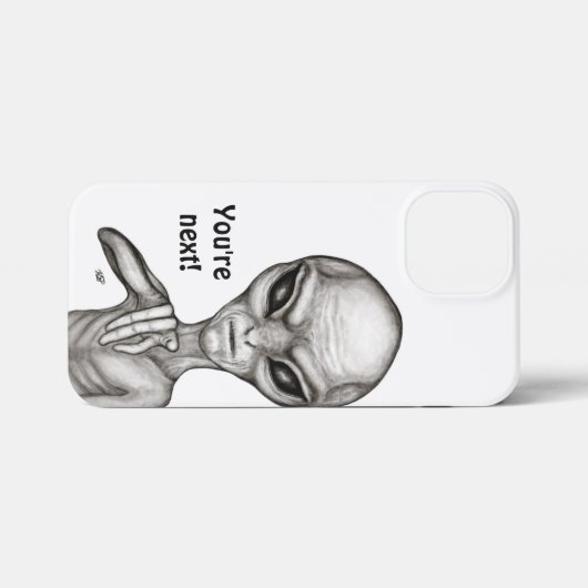 Schlechte Alien, Sie sind als Nächstes dran! iPhone Hülle (Rückseite (Horizontal))