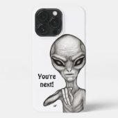 Schlechte Alien, Sie sind als Nächstes dran! iPhone Hülle (Rückseite)