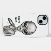 Schlechte Alien, Sie sind als Nächstes dran! iPhone Hülle (Rückseite (Horizontal))