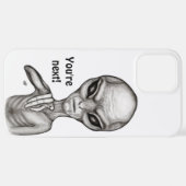 Schlechte Alien, Sie sind als Nächstes dran! iPhone Hülle (Hinten horizontal)