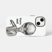 Schlechte Alien, Sie sind als Nächstes dran! iPhone Hülle (Rückseite (Horizontal))