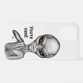 Schlechte Alien, Sie sind als Nächstes dran! iPhone Hülle (Rückseite (Horizontal))