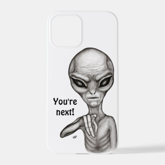 Schlechte Alien, Sie sind als Nächstes dran! iPhone Hülle (Rückseite)