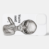 Schlechte Alien, Sie sind als Nächstes dran! iPhone Hülle (Rückseite (Horizontal))