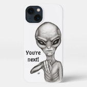 Schlechte Alien, Sie sind als Nächstes dran! iPhone Hülle (Rückseite)