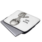 Schlechte Alien, Sie sind als Nächstes dran! Laptopschutzhülle (Vorne Knopf)