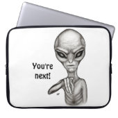 Schlechte Alien, Sie sind als Nächstes dran! Laptopschutzhülle (Vorderseite)