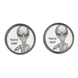 Schlechte Alien, Sie sind als Nächstes dran! Manschettenknöpfe Bronze