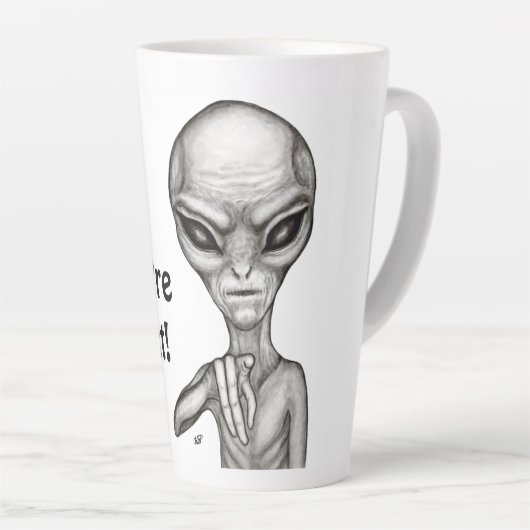 Schlechte Alien, Sie sind als Nächstes dran! Milchtasse (Rechte Ecke)