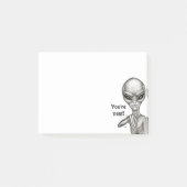 Schlechte Alien, Sie sind als Nächstes dran! Notiz (Vorderseite)
