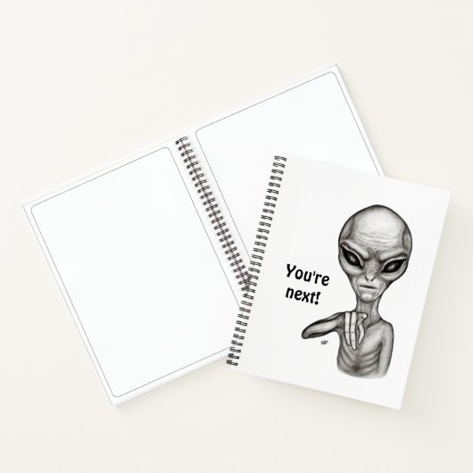 Schlechte Alien, Sie sind als Nächstes dran! Notiz Notizblock (Innenseite)