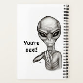 Schlechte Alien, Sie sind als Nächstes dran! Notiz Notizblock (Rückseite)