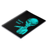 Schlechte Alien, Sie sind als Nächstes dran! Notizblock (Linke Seite)