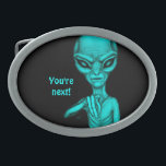 Schlechte Alien, Sie sind als Nächstes dran! Ovale Gürtelschnalle<br><div class="desc">Gray Alien ,  Bad Alien ,  Du bist als Nächstes ! in Schwarz und Grün Stil ,  Fantasy Art Pencil Zeichnend von Krisi ArtKSZP >>> Mehr Produkte im Store Kategorie >>> Alien >>> Schlechte Alien in Schwarz und Grün.</div>