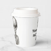 Schlechte Alien, Sie sind als Nächstes dran! Pappbecher (Rechts)