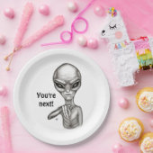 Schlechte Alien, Sie sind als Nächstes dran! Pappteller (Party)