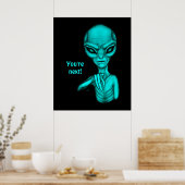 Schlechte Alien, Sie sind als Nächstes dran! Poster (Küche)