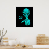 Schlechte Alien, Sie sind als Nächstes dran! Poster (Küche)