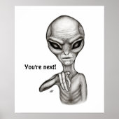 Schlechte Alien, Sie sind als Nächstes dran! Poster (Vorne)