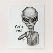 Schlechte Alien, Sie sind als Nächstes dran! Puzzle (Vertikal)