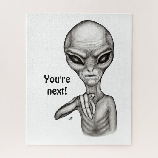 Schlechte Alien, Sie sind als Nächstes dran! Puzzle (Vertikal)