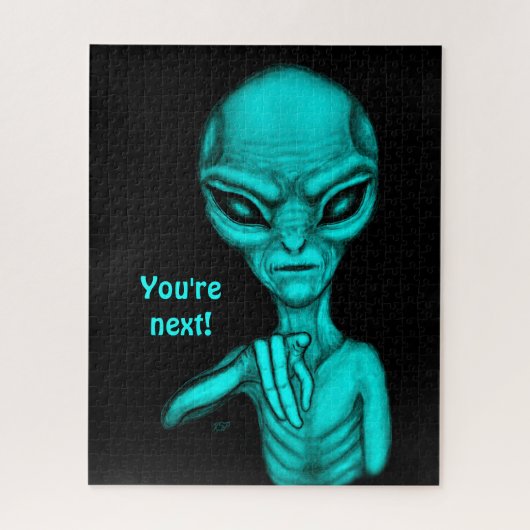 Schlechte Alien, Sie sind als Nächstes dran! Puzzle (Vertikal)
