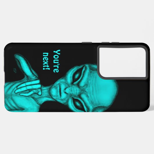 Schlechte Alien, Sie sind als Nächstes dran! Samsung Galaxy Hülle (Linke Seite)