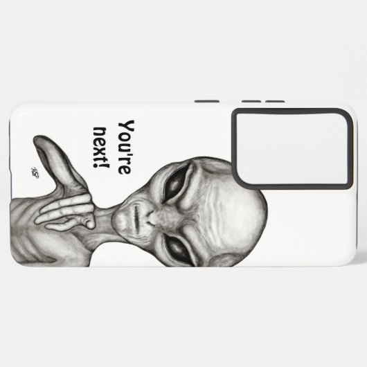 Schlechte Alien, Sie sind als Nächstes dran! Samsung Galaxy Hülle (Linke Seite)
