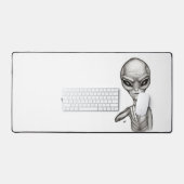 Schlechte Alien, Sie sind als Nächstes dran! Schreibtischunterlage (Tastatur & Maus)