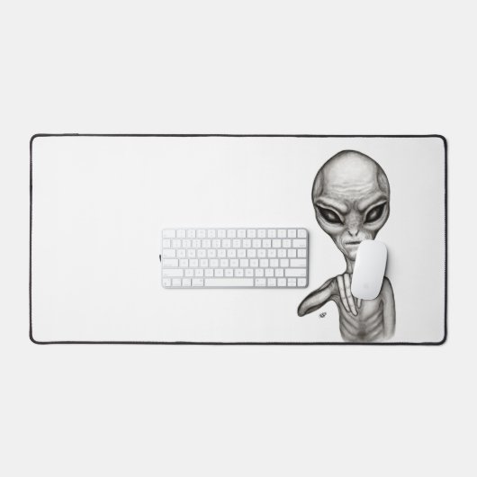Schlechte Alien, Sie sind als Nächstes dran! Schreibtischunterlage (Tastatur & Maus)
