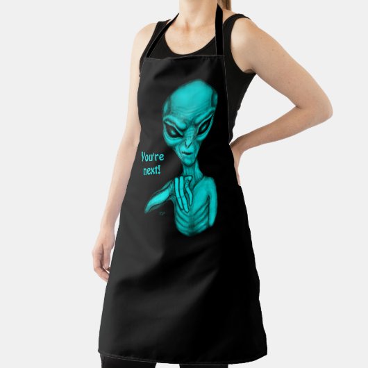 Schlechte Alien, Sie sind als Nächstes dran! Schürze (InSitu)