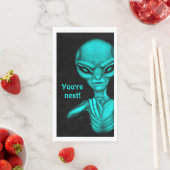 Schlechte Alien, Sie sind als Nächstes dran! Serviette (Beispiel)