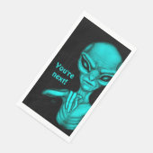 Schlechte Alien, Sie sind als Nächstes dran! Serviette (Ecke)