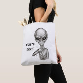 Schlechte Alien, Sie sind als Nächstes dran! Tasche (Von Nahem)
