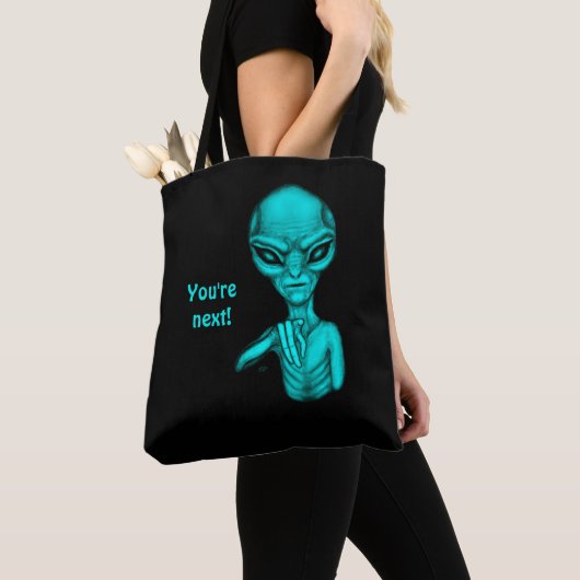 Schlechte Alien, Sie sind als Nächstes dran! Tasche (Von Nahem)