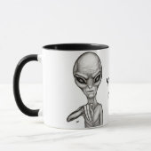 Schlechte Alien, Sie sind als Nächstes dran! Tasse (Links)