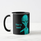 Schlechte Alien, Sie sind als Nächstes dran! Tasse (Links)