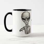 Schlechte Alien, Sie sind als Nächstes dran! Tasse (Links)