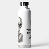 Schlechte Alien, Sie sind als Nächstes dran! Trinkflasche (links)