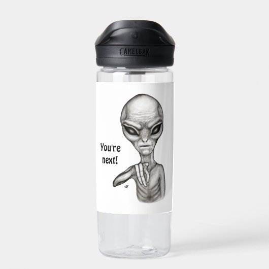 Schlechte Alien, Sie sind als Nächstes dran! Trinkflasche (Rückseite)