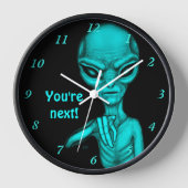 Schlechte Alien, Sie sind als Nächstes dran! Uhr (Vorderseite)