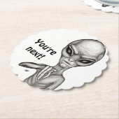Schlechte Alien, Sie sind als Nächstes dran! Untersetzer (angewinkelt)